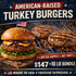 Freedom Farms Turkey Burgers (10 lb Bundle)