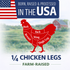 1/4 Chicken Legs (10lbs)