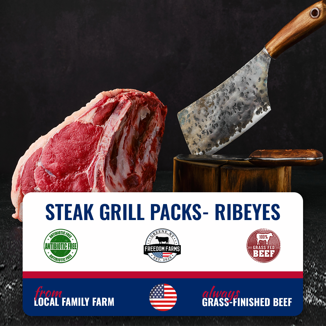 Steak Grill Packs - Ribeyes – Freedom Farms, Greene, NY